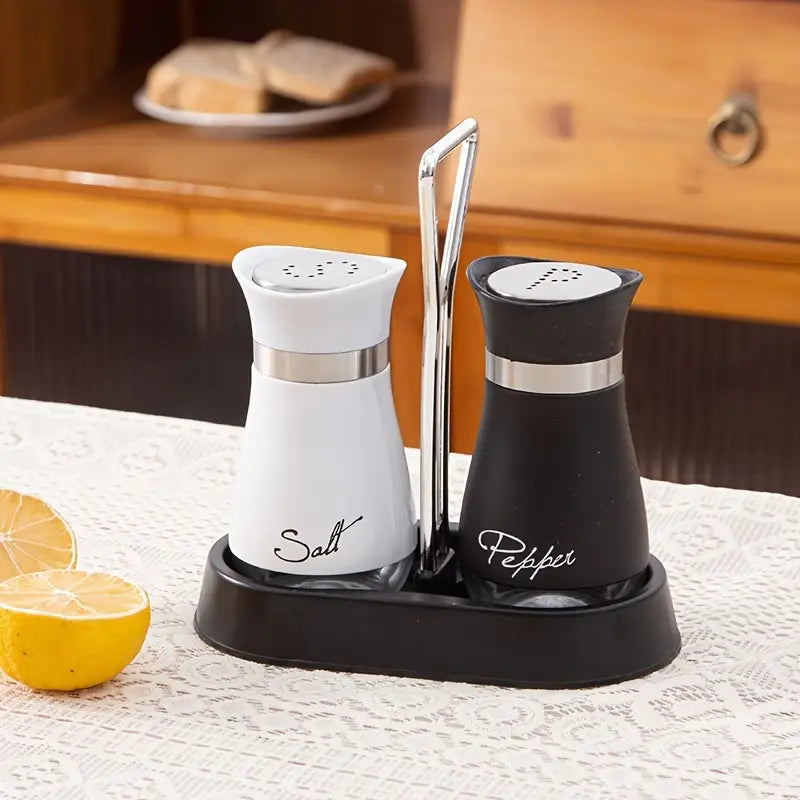 Refillable Salt And Pepper Set, Kitchen Glass Salt And Pepper Dispenser, Salt And Pepper Seasoning With Stand Refillable Salt And Pepper Set, Kitchen Glass Salt And Pepper Dispenser, Salt And Pepper Seasoning With Stand